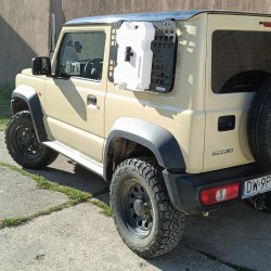 Perforuotos išorinės plokštės daiktų tvirtinimui Suzuki Jimny 2018-