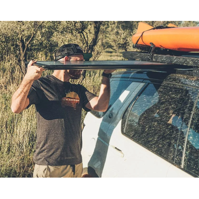 Ford Tourneo/Transit Custom LWB (13-22) stogo bagažinė Slimline II Ford Tourneo/Transit Custom LWB (13-22) stogo bagažinė Slimline II