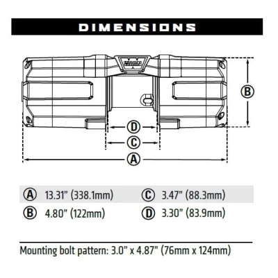 Electric winch Warn Axon 35-S