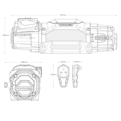 Elektrinė gervė Bushranger Covert RWC120S