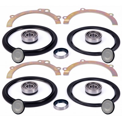 Nissan Patrol Y61 Front Axle Kingpin Bearings swivel seal Repair Kit