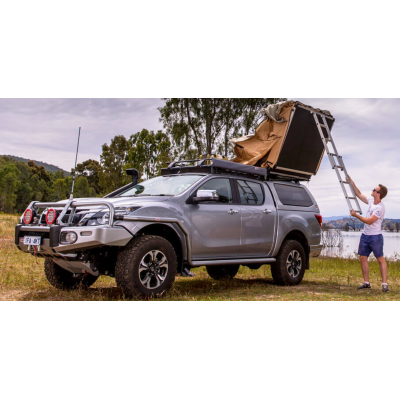 Stogo palapinė automobilinė ARB Simpson III minkštu uždangalu su prieangiu Stogo palapinė automobilinė ARB Simpson III minkštu uždangalu su prieangiu