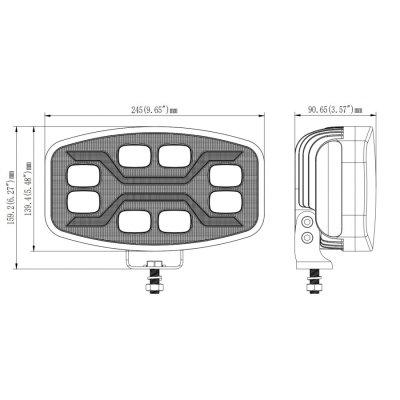 LED žibintas X-SPIDER TOXIC 54W LED žibintas X-SPIDER TOXIC 54W