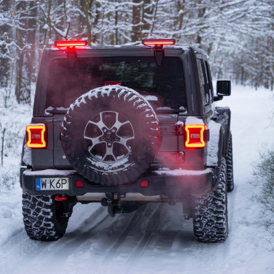 Papildomų galinių žibintų laikikliai Jeep Wrangler JL
