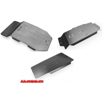 Toyota Land Cruiser 150 (14-17) Aluminum Skid Plate Set
