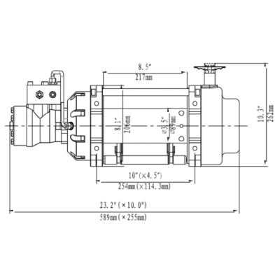 Hydraulic Winch Runva HWN15000I 6,8 t Hydraulic Winch Runva HWN15000I 6,8 t