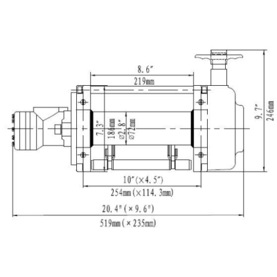Hidraulinė gervė Runva HWN11000 4,9 t