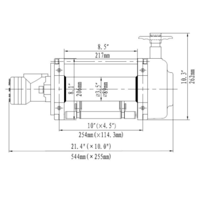 Hydraulic Winch Runva HWN15000 6,8 t Hydraulic Winch Runva HWN15000 6,8 t