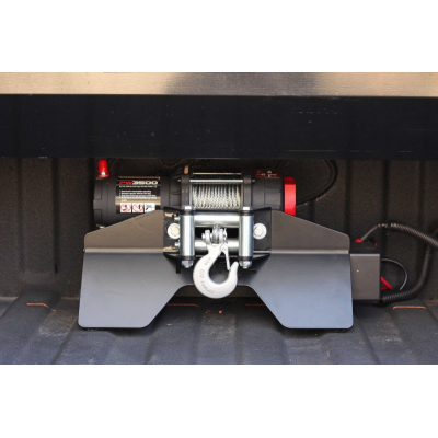 Pickup Truck Bed Winch Mounting Plate (Low) Pickup Truck Bed Winch Mounting Plate (Low)