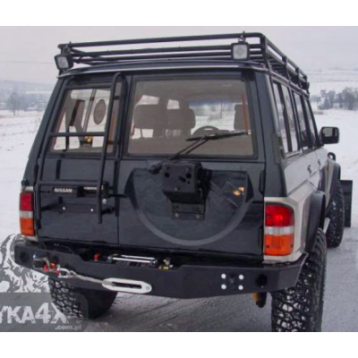 Nissan Patrol Y60 Rear Bumper With Winch Mounting Plate Nissan Patrol Y60 Rear Bumper With Winch Mounting Plate
