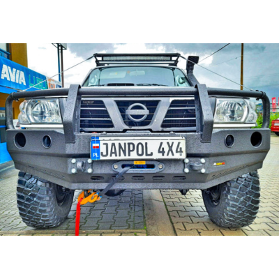 Nissan Patrol Y61 (97-04) priekinis bamperis Nissan Patrol Y61 (97-04) priekinis bamperis