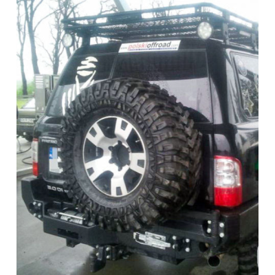 Nissan Patrol Y61 Rear Bumper With Winch Mounting Plate Nissan Patrol Y61 Rear Bumper With Winch Mounting Plate