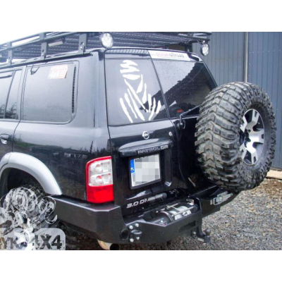 Nissan Patrol Y61 Rear Bumper With Winch Mounting Plate