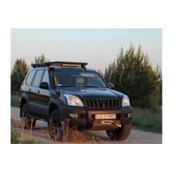 Toyota Land Cruiser 120 bagažinė-platforma stogui su reilingais