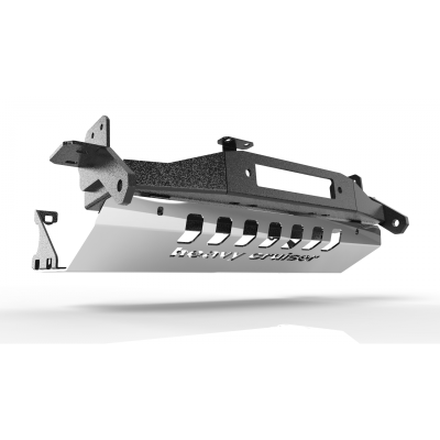 Jeep Cherokee/Liberty KJ Aluminum Radiator Skid Plate With Winch Plate